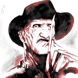 Freddy Krueger SIGNED 11x17 Print Horror Artwork Nightmare on Elm St Movie