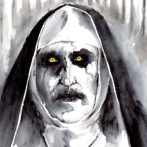 Valak the Nun SIGNED 11x17 Print Horror Artwork The Conjuring 2