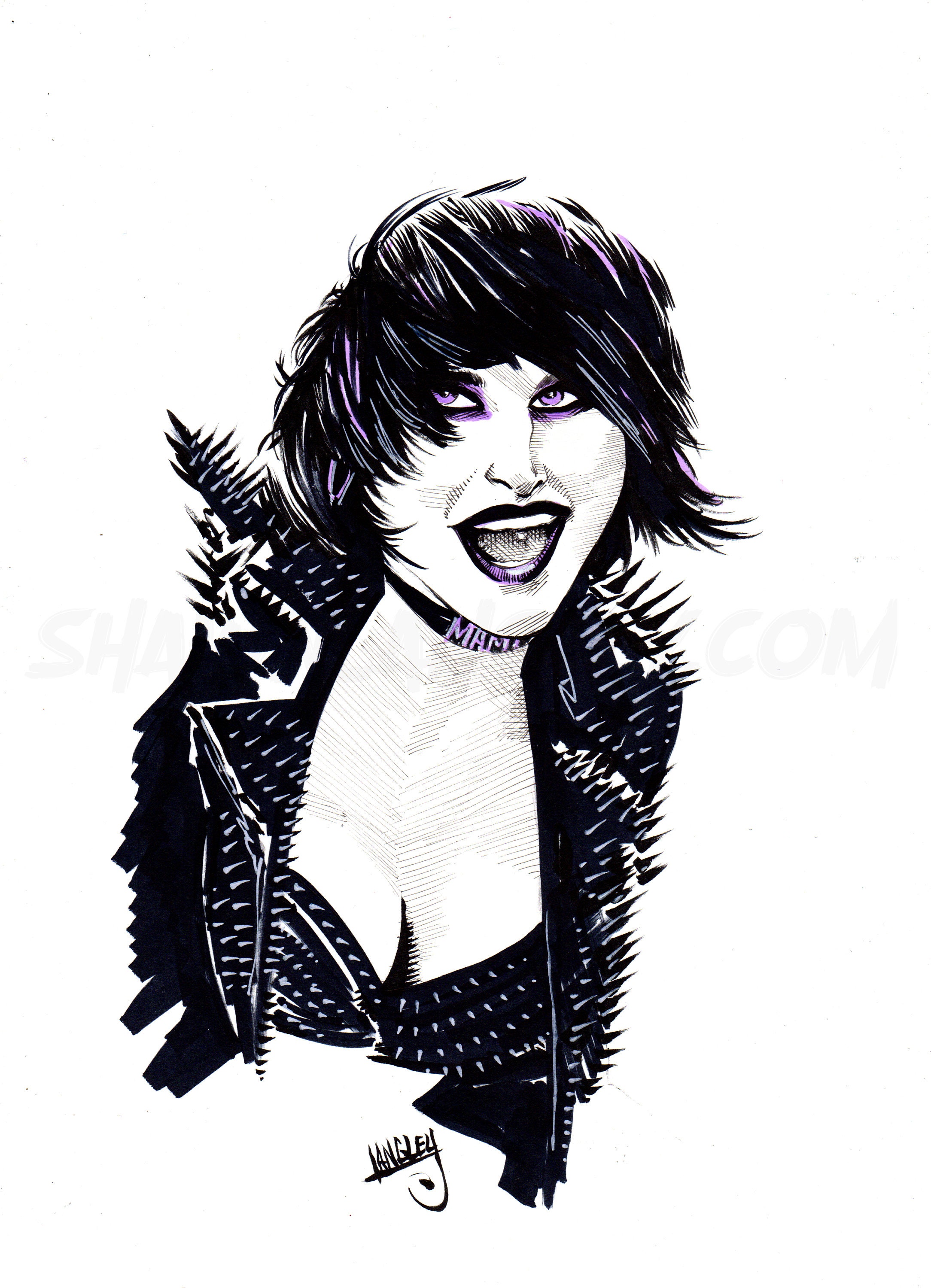 Rhea Ripley WWE Original Art 9x12 Sketch - Etsy 日本