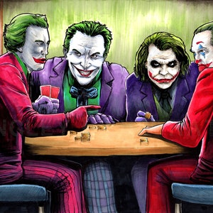 Joker Poker - Signed 11x17&quot; Art print