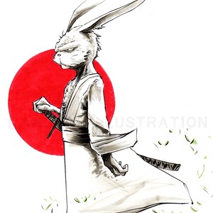 Usagi Yojimbo- SIGNED 11x17&quot; poster print