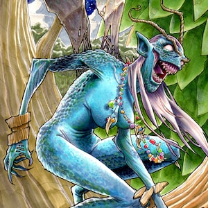 The Faerie, 11x17 Künstler SIGNIERT Fantasy Scifi Horror Pop Art Print
