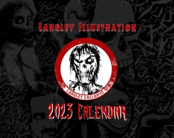 2023 Official SIGNED Calendar-Langley Illustration