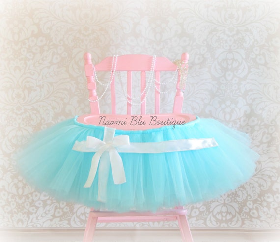 High Chair Tutu Inspired By Breakfast At Tiffany S Etsy