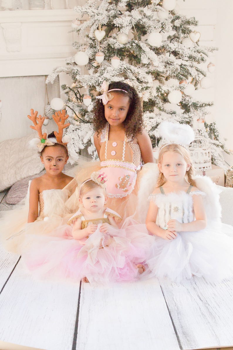 pageant or play Winter wonderland Winter onderland Birthday Costume Winter Snow Christmas Reindeer Tutu Dress The Nutcracker