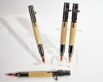 Bolt Action Ballpoint Pen Handcrafted in Maple