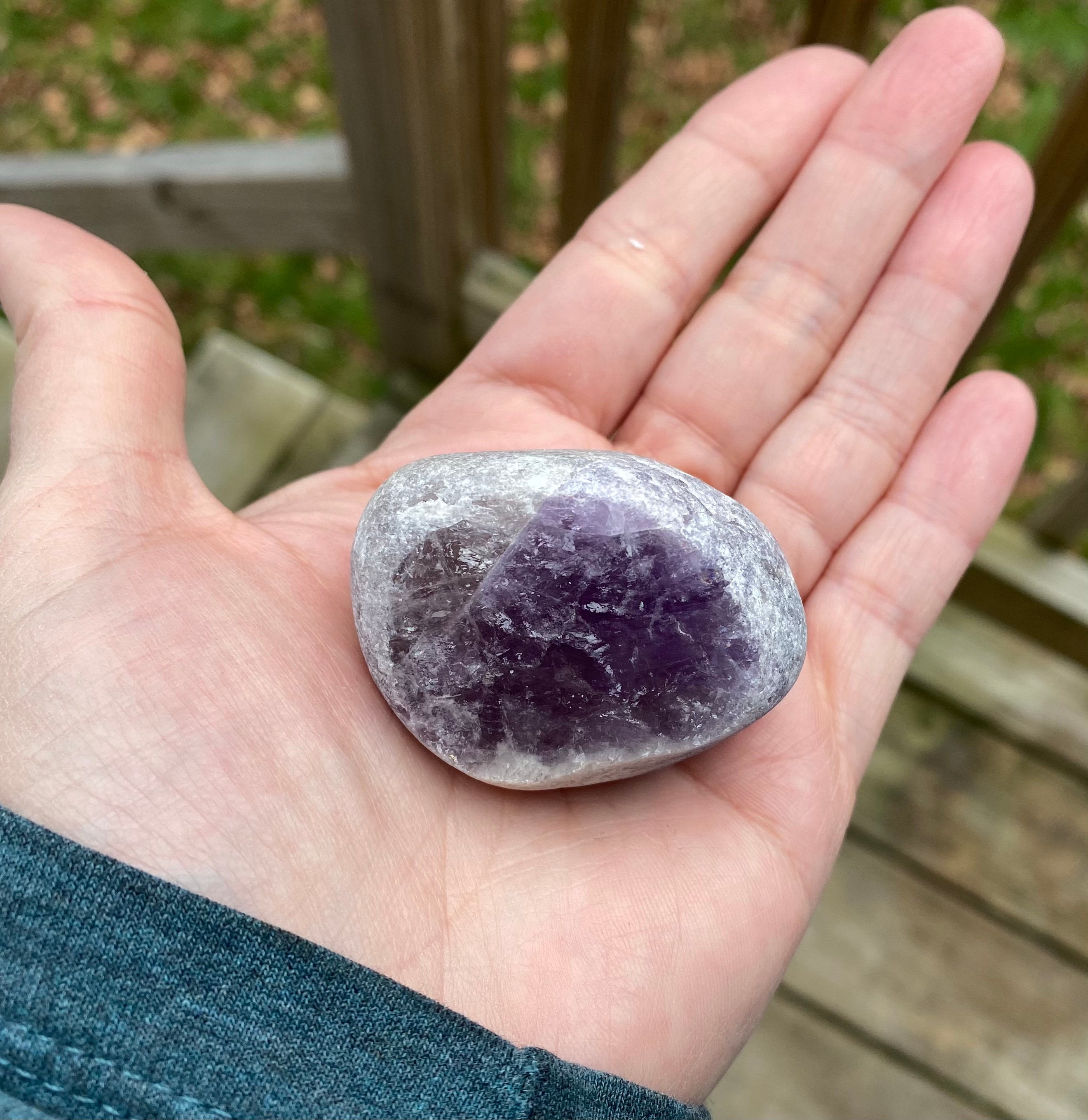 Amethyst Dream Stones Purple Gemstones Stone Rough Etsy