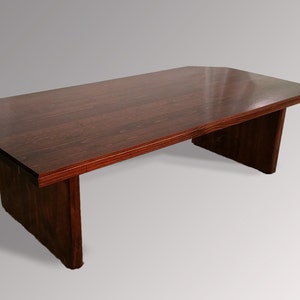 35&quot; Monitor Stand Pine 3/4&quot; Red Mahogany Angled 35 x 16 x 10 TV Wood Shelf Riser Furniture Desk Assembled ilg New