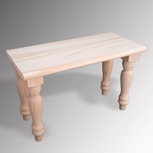 20&quot; Free-Ship-USA Stand # Pine 1&quot; Unfinished 20 x 9 x 13 Lathe Leg Wood  Furniture Assembled ilg New