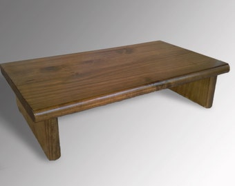 20" Monitorständer Kiefer 1"Spezial Walnuss 20 x 11.25 x 4.88 TV Holz Regal Riser Möbel Schreibtisch Montiert ilg NEU