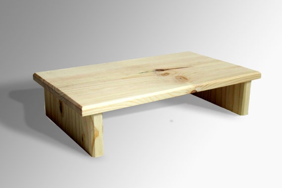 18 Free Ship Usa Monitor Stand Pine 3 4 Inch Unfinished Etsy