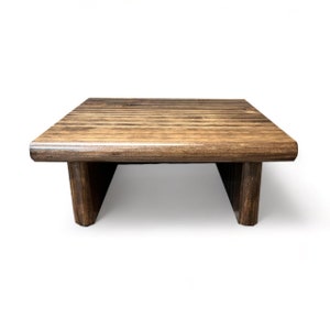 Support pour moniteur CIDS 12 pouces, pin d'un pouce, noyer foncé, 12x11.25x5, étagère en bois pour TV, meubles de bureau assemblés, nouveau