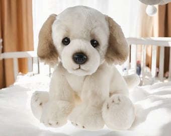 Marioneta De Perro Cobrador Golden Retriever – Títere De Mano Con Boca Móvil Y Patas Delanteras, Peluche Realista Para Niños +3 Años (Folkmanis)
