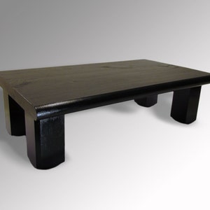 18" Free-Ship-USA Monitor Stand Pine 1" Black Paint Glossy 18 x 11.25 x 6 A2 TV Wood Shelf Riser Furniture Desk Assembled ilg New