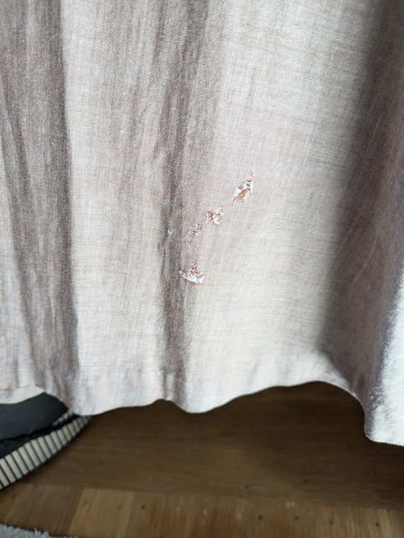 Vintage 1950s Cotton Summer Dress: Sleeveless Bei… - image 8