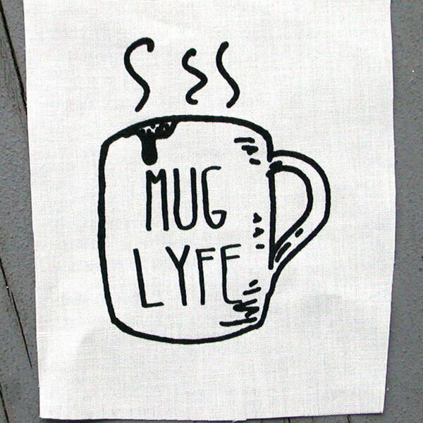 Mug Lyfe screenprint patch