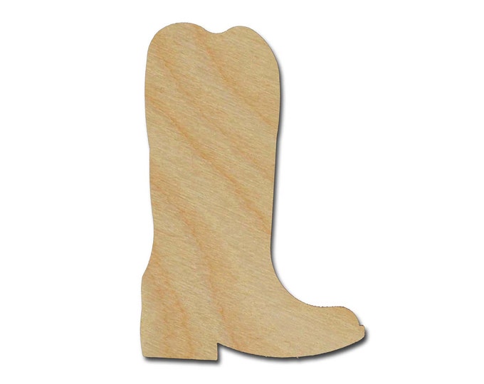 Cowboy Boot, Cowboy Boot Door Hanger, Unfinished Boot Craft Shape, DIY ...