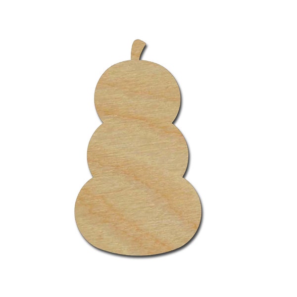 Stacked Pumpkin Shape Unfinished Wood Halloween Cut Outs Variety of Sizes Artistic Craft Supply