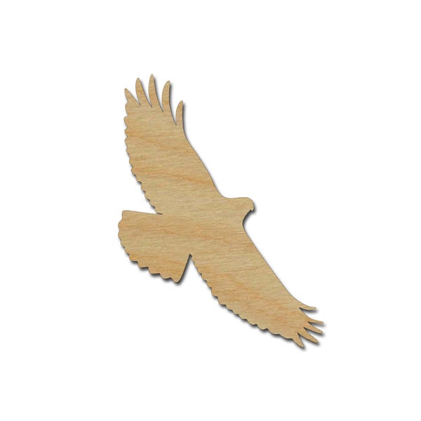 Eagle Flying Shape Unfinished Wood Bird Cutouts Variety of Sizes Artistic Craft Supply #001