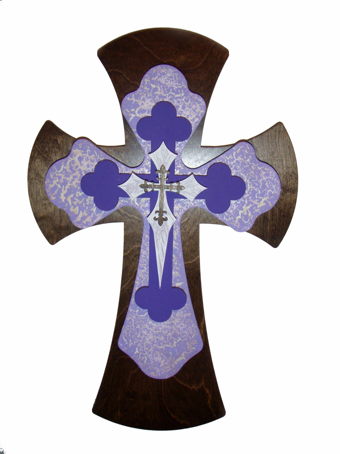 Finished Cross Layered Wooden Decorative Wall Crosses 15 Etsy