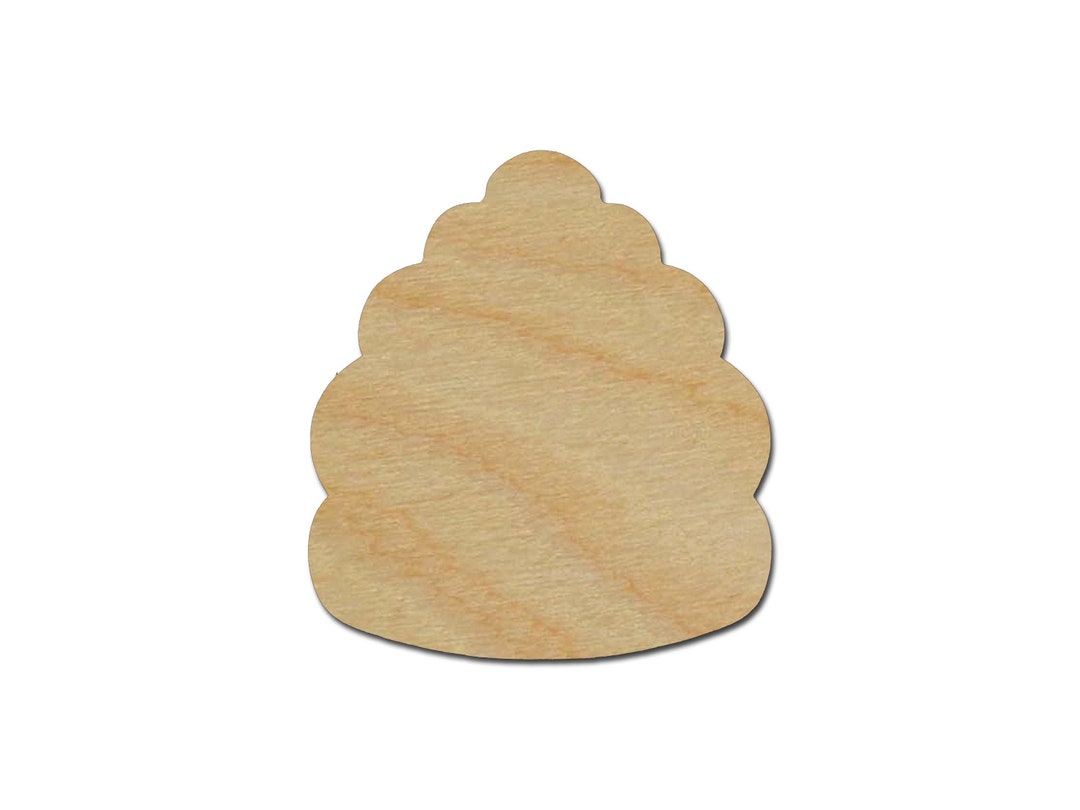 Beehive Shape Unfinished Wood Craft Cutouts Variety of Sizes Artistic