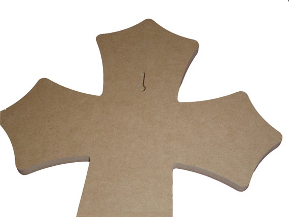 Wood Cross Unfinished Craft Crosses 11 inch Tall MDF