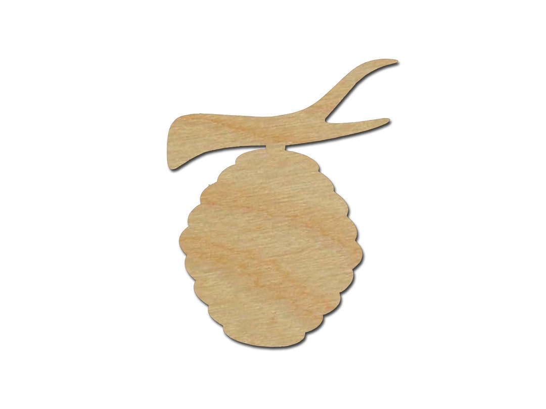Beehive Shape Unfinished Wood Craft Cutouts Variety of Sizes Etsy