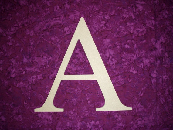 Greek Letter A Alpha Symbol Unfinished Wood Letters 6 Inch Tall