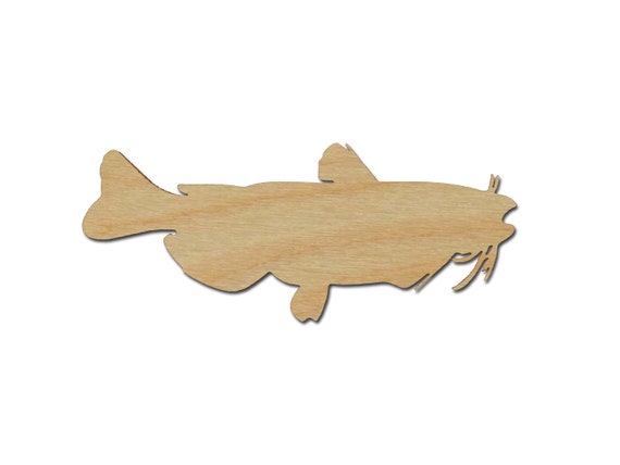 Catfish Shape Unfinished Wood Craft Cut Out Variety of Sizes Artistic Craft  Supply -  Canada