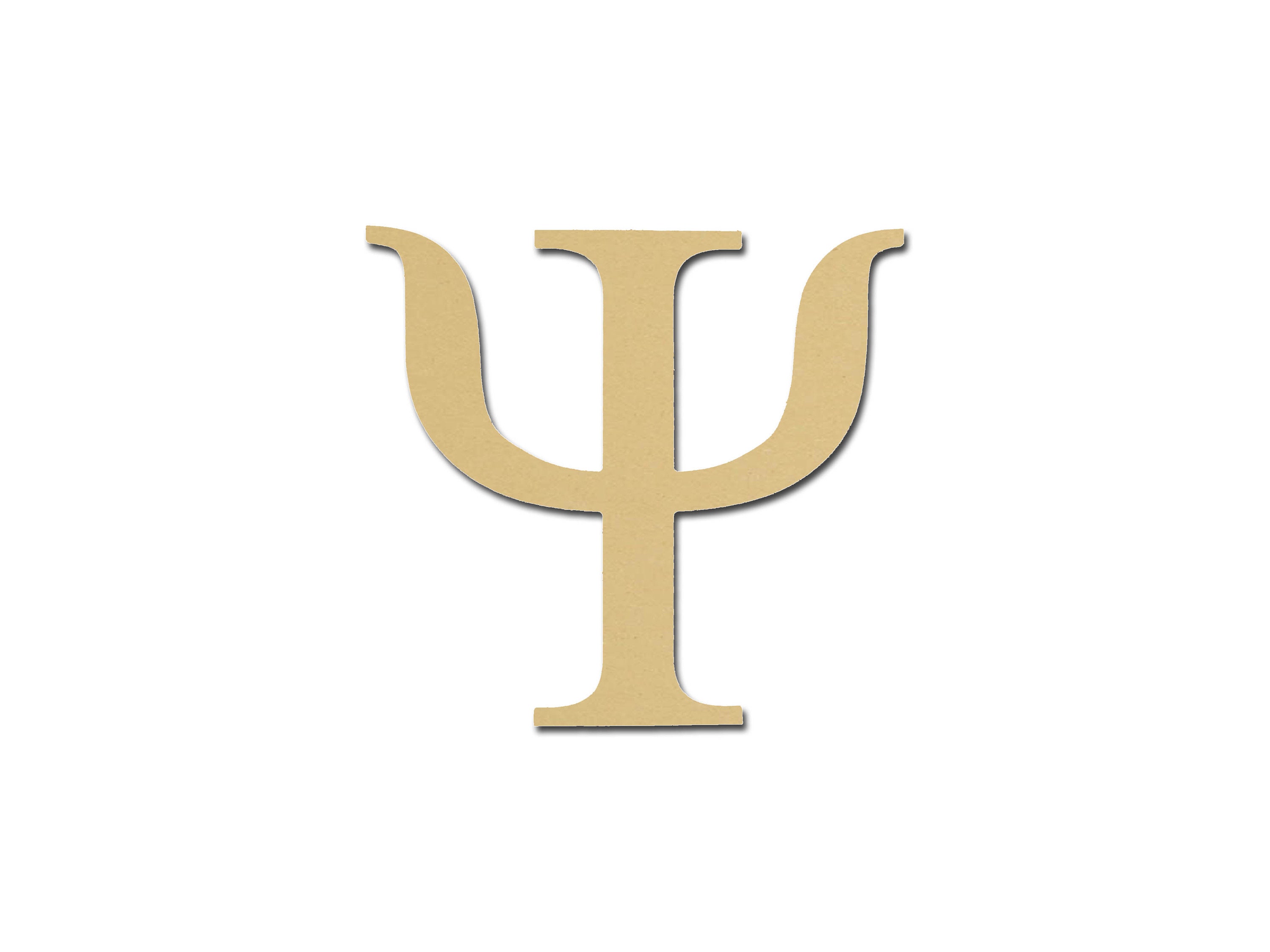 Psi Symbol Greek Letter Unfinished Wooden Letters 12 Etsy