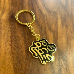 Am Israel Chai! (gold) Keychain
