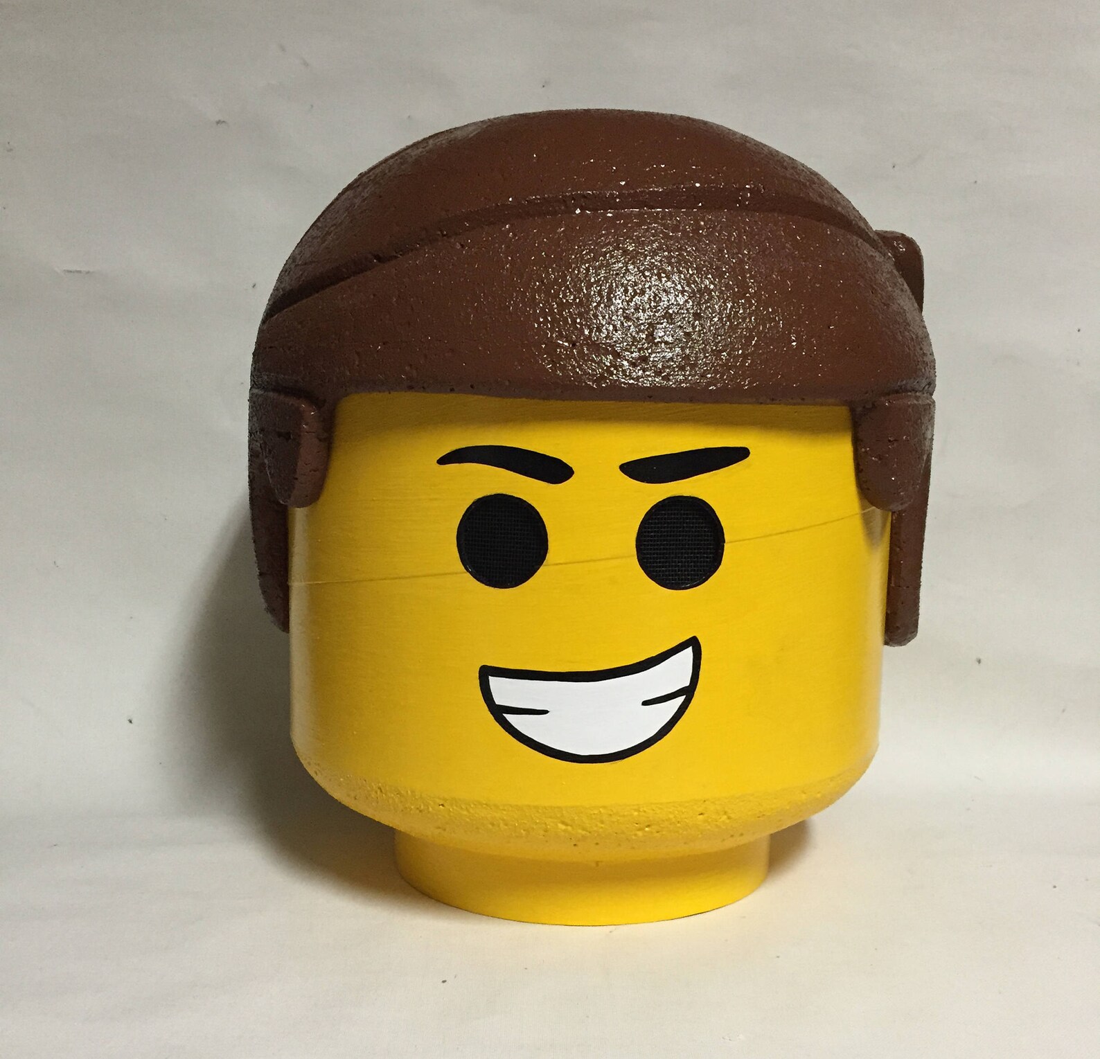 Custom LEGO Inspired Emmet Costume Head Etsy