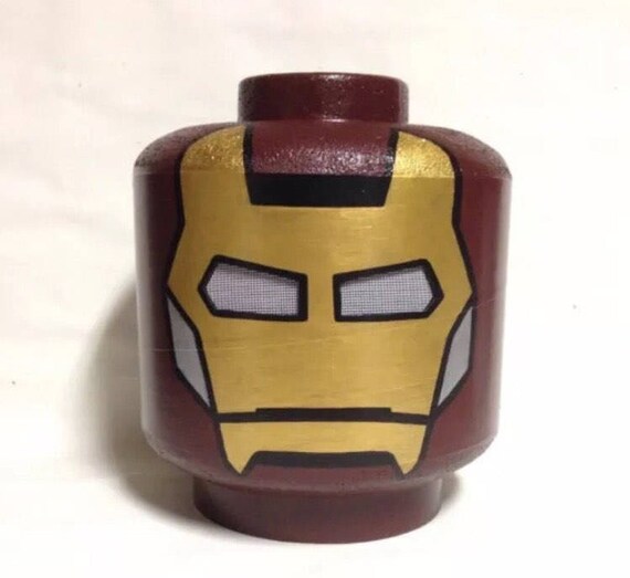 iron man lego head