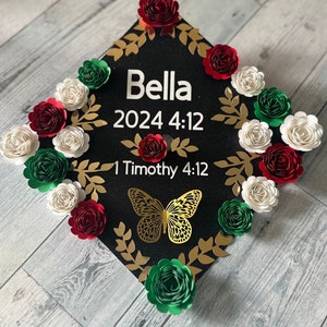 Graduation Cap Topper, Grad Cap, Personalized Grad Cap Topper, Mexican ...