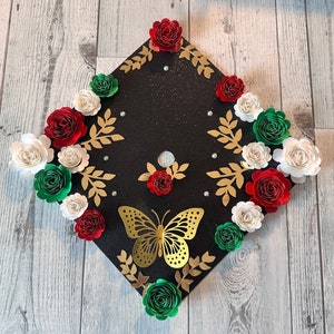 Graduation Cap Topper, Grad Cap, Personalized Grad Cap Topper, Mexican ...