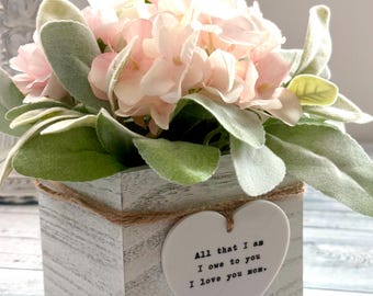 Mother’s Day gift from daughter,birthday gift for mom,grandma gift,unique gift for mom,stepmom gift,flower arrangement,birthday gift