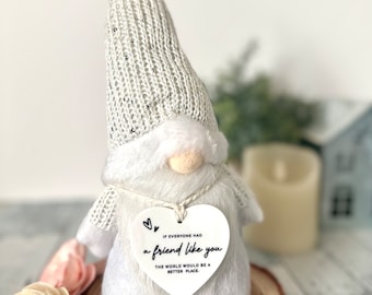 Best friend gift, valentine gift, gnome, friendship gift, appreciaton gift, gift for her, inspirational gift,gift for the friend, gnome love