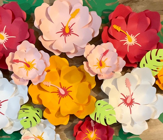 Hibiscus Flowers/luau/hawaiian Flowers/tropical Flowers/tiki - Etsy  Australia