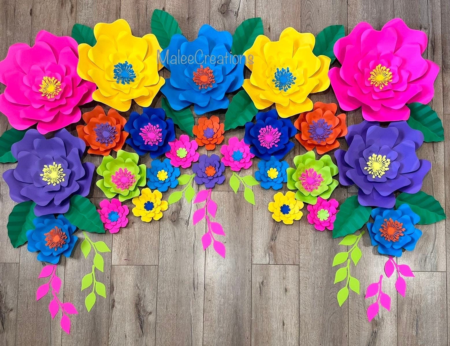 10 Large Mexican Paper Flowers/fiesta Centerpieces/paper Flowers/decorations/mexican  Decorations/mexican Wedding/fiesta Paper Flowers -  Israel