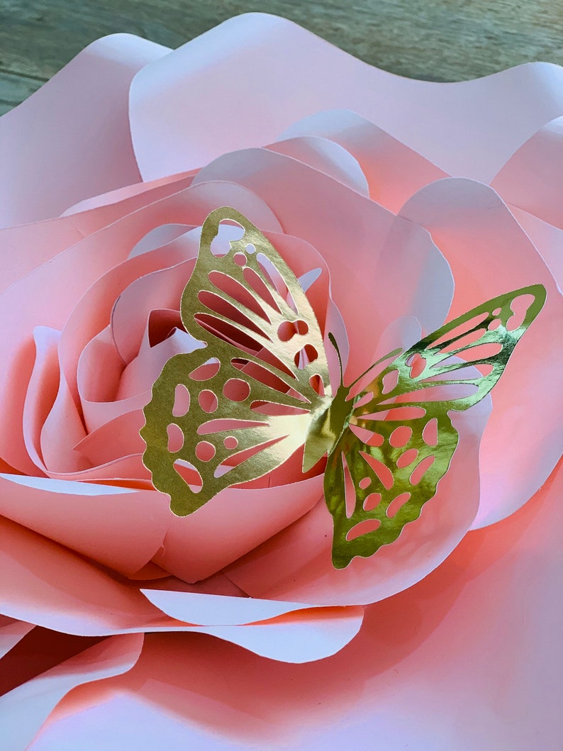 Paper Butterfly cutouts. Gold butterflies/ butterfly ...
