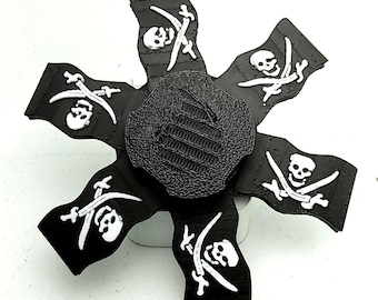 Jolly Roger Animated Zoetrope *Please Read Info Before Purchase/ Phone, Tablet or Handheld Spinner Viewer Required to View Animation*