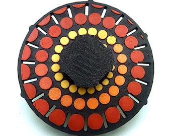 Phenakistoscope Dots Zoetrope*Please Read Info Before Purchase/ Phone, Tablet or Handheld Spinner Viewer Required to View Animation*