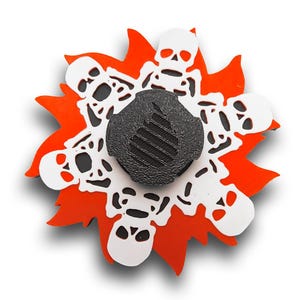 Multi Color Layered Skeletons Animated Spinner (Please Read Description Before Purchase for How To: Viewing Instructions)