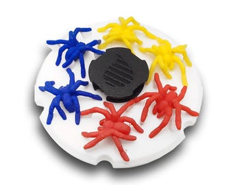 Multi Color 3D Spiders (Please Read Description Before Purchase for How To: Viewing Instructions)