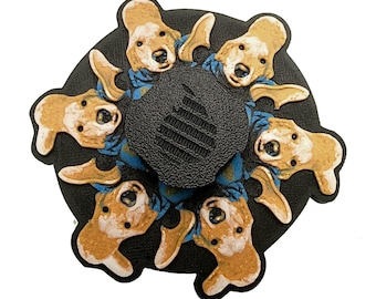 Golden Retriever Animated Zoetrope*Please Read Info Before Purchase/ Phone, Tablet or Handheld Spinner Viewer Required to View Animation*