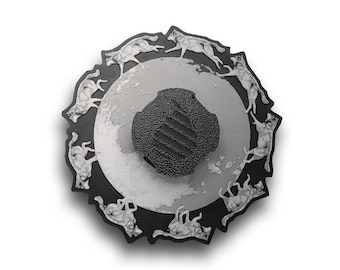 Wolf Animated Zoetrope *Please Read Info Before Purchase/ Phone, Tablet or Handheld Spinner Viewer Required to View Animation*