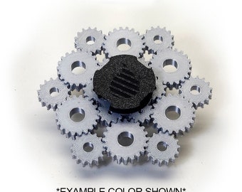 Single Color Complicated Gears animated spinner (Please Read Description Before Purchase for How To: Viewing Instructions)