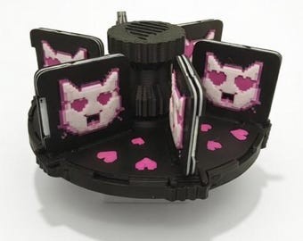 Flipbook Cat Heart Eyes Spinner (See description for more info on how to view)