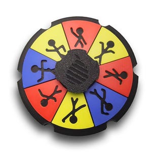 Multi Color Dancing Stick Person Animated Spinner (Please Read Description Before Purchase for How To: Viewing Instructions)