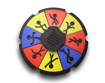 Multi Color Dancing Stick Person Animated Spinner (Please Read Description Before Purchase for How To: Viewing Instructions)